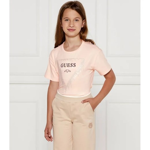 Guess T-shirt | Regular Fit ze sklepu Gomez Fashion Store w kategorii Bluzki dziewczęce - zdjęcie 184297584