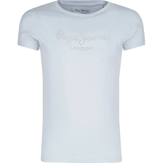 Pepe Jeans London T-shirt NURIA | Regular Fit ze sklepu Gomez Fashion Store w kategorii Bluzki dziewczęce - zdjęcie 184297592