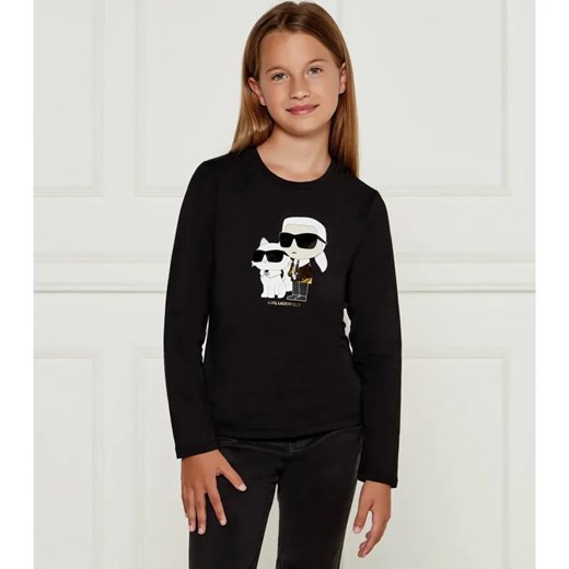 Karl Lagerfeld Kids Longsleeve | Regular Fit ze sklepu Gomez Fashion Store w kategorii Bluzki dziewczęce - zdjęcie 184297620