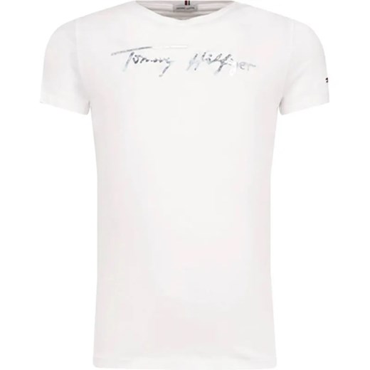 Tommy Hilfiger T-shirt | Regular Fit ze sklepu Gomez Fashion Store w kategorii Bluzki dziewczęce - zdjęcie 184297672