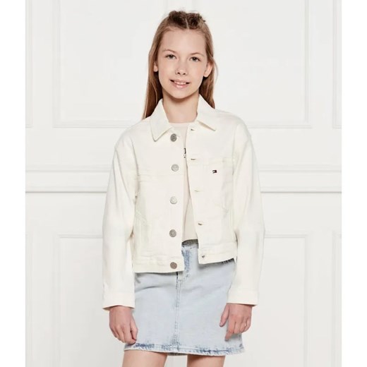 Tommy Hilfiger Jeansowa kurtka | Regular Fit ze sklepu Gomez Fashion Store w kategorii Kurtki dziewczęce - zdjęcie 184297691