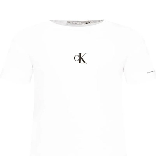 Calvin Klein Jeans T-shirt | Regular Fit ze sklepu Gomez Fashion Store w kategorii Bluzki dziewczęce - zdjęcie 184297694