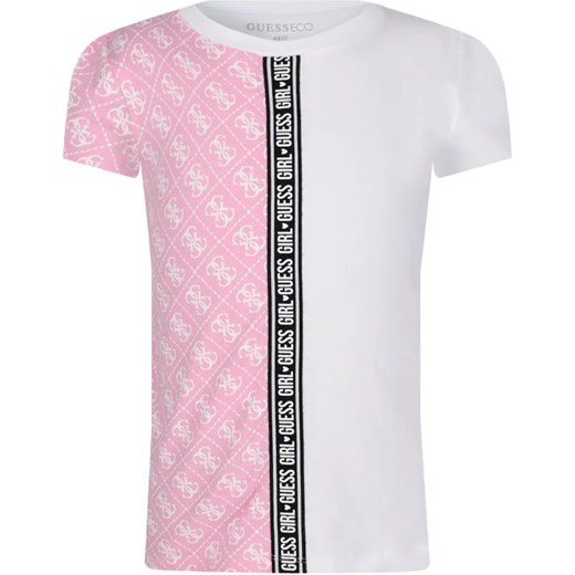 Guess T-shirt | Regular Fit ze sklepu Gomez Fashion Store w kategorii Bluzki dziewczęce - zdjęcie 184297762