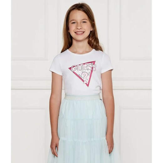 Guess T-shirt | Regular Fit ze sklepu Gomez Fashion Store w kategorii Bluzki dziewczęce - zdjęcie 184297774