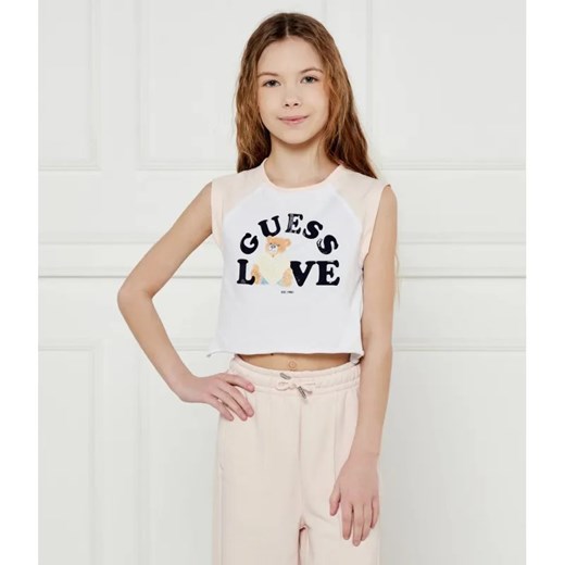 Guess T-shirt | Cropped Fit ze sklepu Gomez Fashion Store w kategorii Bluzki dziewczęce - zdjęcie 184297802