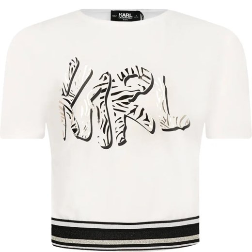 Karl Lagerfeld Kids T-shirt | Regular Fit ze sklepu Gomez Fashion Store w kategorii Bluzki dziewczęce - zdjęcie 184297820