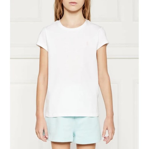 POLO RALPH LAUREN T-shirt | Regular Fit ze sklepu Gomez Fashion Store w kategorii Bluzki dziewczęce - zdjęcie 184297831
