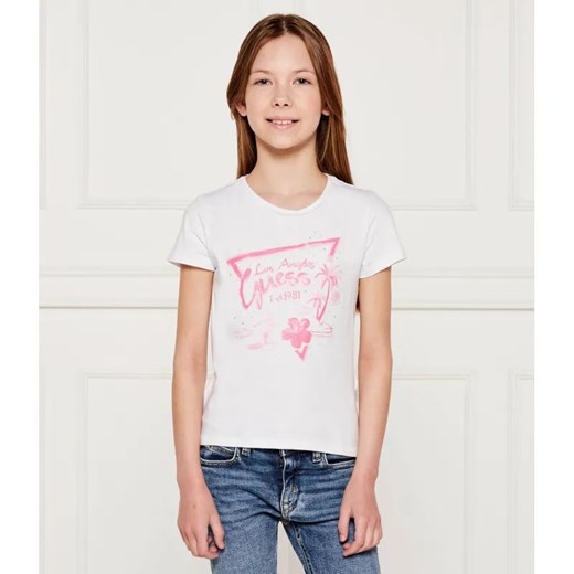 Guess T-shirt | Regular Fit ze sklepu Gomez Fashion Store w kategorii Bluzki dziewczęce - zdjęcie 184297832