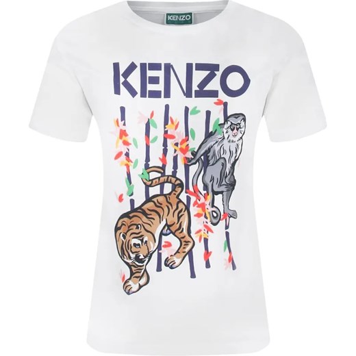 KENZO KIDS T-shirt | Regular Fit ze sklepu Gomez Fashion Store w kategorii Bluzki dziewczęce - zdjęcie 184297860