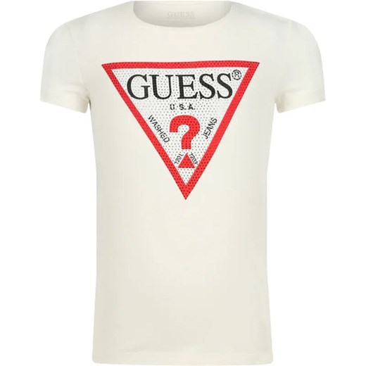Guess T-shirt | Regular Fit ze sklepu Gomez Fashion Store w kategorii Bluzki dziewczęce - zdjęcie 184297872