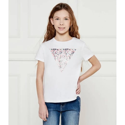 Guess T-shirt | Regular Fit ze sklepu Gomez Fashion Store w kategorii Bluzki dziewczęce - zdjęcie 184297884