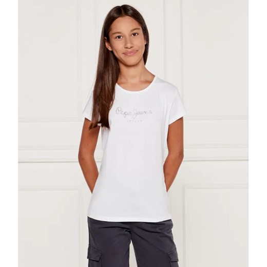 Pepe Jeans London T-shirt HANA | Regular Fit ze sklepu Gomez Fashion Store w kategorii Bluzki dziewczęce - zdjęcie 184297901