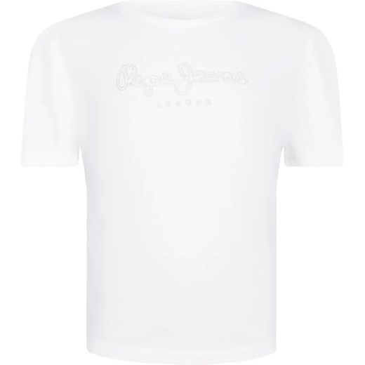 Pepe Jeans London T-shirt NINA | Regular Fit ze sklepu Gomez Fashion Store w kategorii Bluzki dziewczęce - zdjęcie 184297902