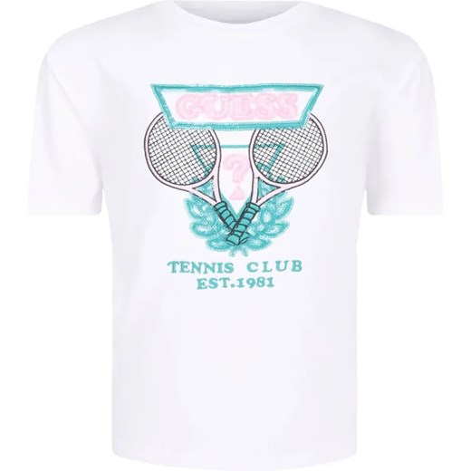 Guess T-shirt | Regular Fit ze sklepu Gomez Fashion Store w kategorii Bluzki dziewczęce - zdjęcie 184297904