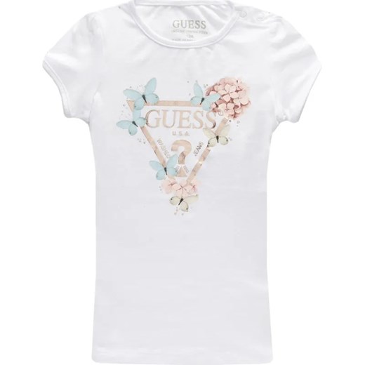 Guess T-shirt | Regular Fit ze sklepu Gomez Fashion Store w kategorii Bluzki dziewczęce - zdjęcie 184297914