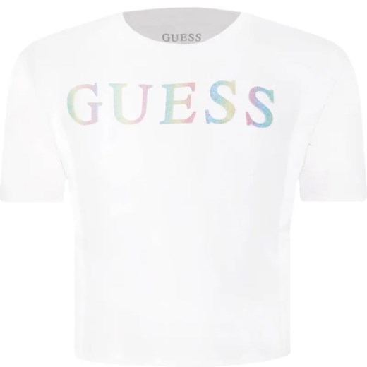 Guess T-shirt | Regular Fit ze sklepu Gomez Fashion Store w kategorii Bluzki dziewczęce - zdjęcie 184297932