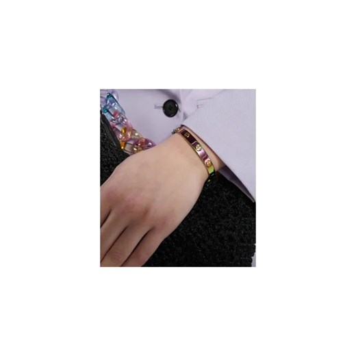 TORY BURCH Bransoletka Miller Stud Hinge Bracelet ze sklepu Gomez Fashion Store w kategorii Bransoletki - zdjęcie 184298034