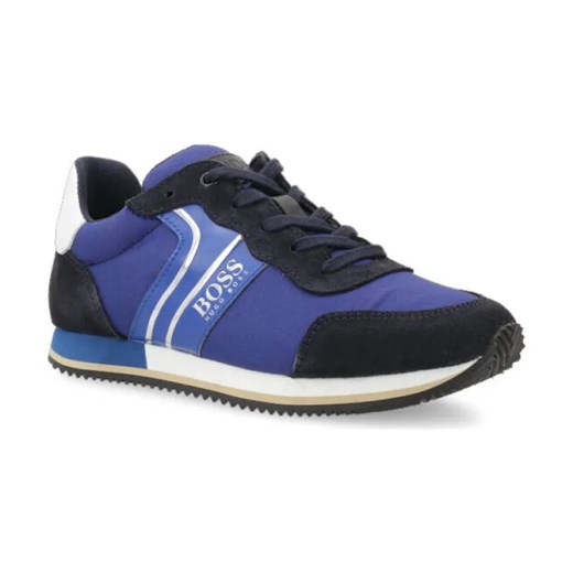 BOSS Kidswear Sneakersy | z dodatkiem skóry ze sklepu Gomez Fashion Store w kategorii Buty sportowe dziecięce - zdjęcie 184298410