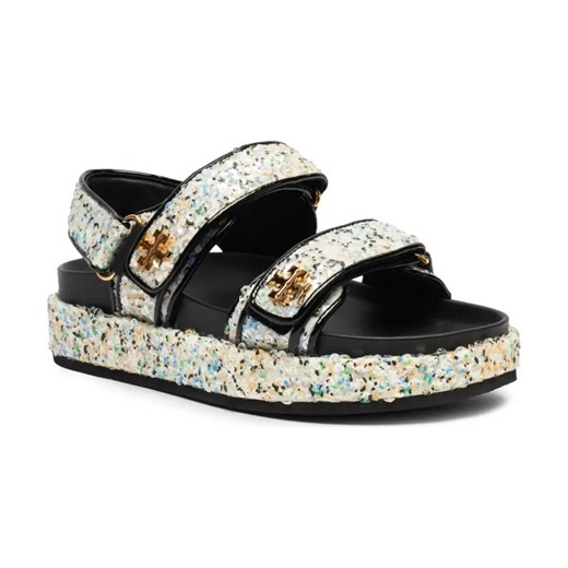 TORY BURCH Sandały KIRA | z dodatkiem skóry ze sklepu Gomez Fashion Store w kategorii Sandały damskie - zdjęcie 184298731
