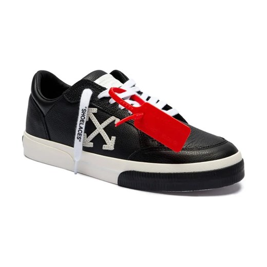 OFF-WHITE Skórzane sneakersy NEW LOW VULCANIZED ze sklepu Gomez Fashion Store w kategorii Buty sportowe męskie - zdjęcie 184298772