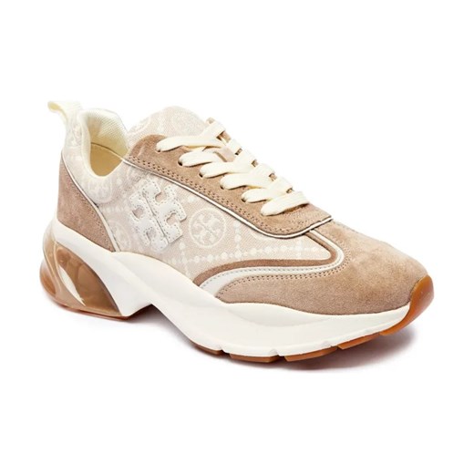 TORY BURCH Skórzane sneakersy good luck ze sklepu Gomez Fashion Store w kategorii Buty sportowe damskie - zdjęcie 184298883