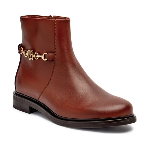 Tommy Hilfiger Skórzane botki Tommy Hilfiger 37 okazyjna cena Gomez Fashion Store