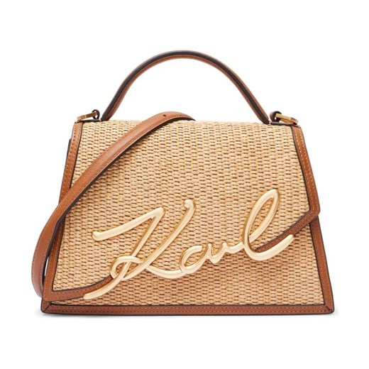 Karl Lagerfeld Kuferek K/SIGNATURE 2.0 | z dodatkiem skóry ze sklepu Gomez Fashion Store w kategorii Kuferki - zdjęcie 184299094