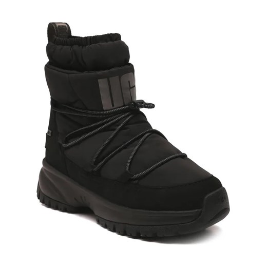 UGG Ocieplane śniegowce YOSE PUFFER MID | z dodatkiem wełny ze sklepu Gomez Fashion Store w kategorii Śniegowce damskie - zdjęcie 184299202