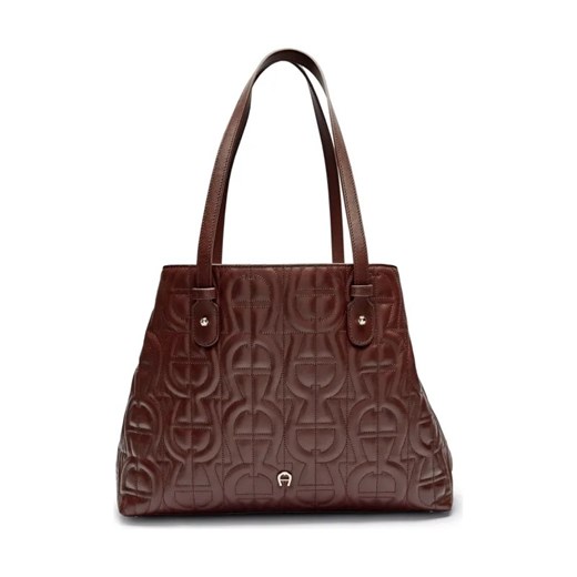 Aigner Skórzana shopperka Diadora ze sklepu Gomez Fashion Store w kategorii Torby Shopper bag - zdjęcie 184299293