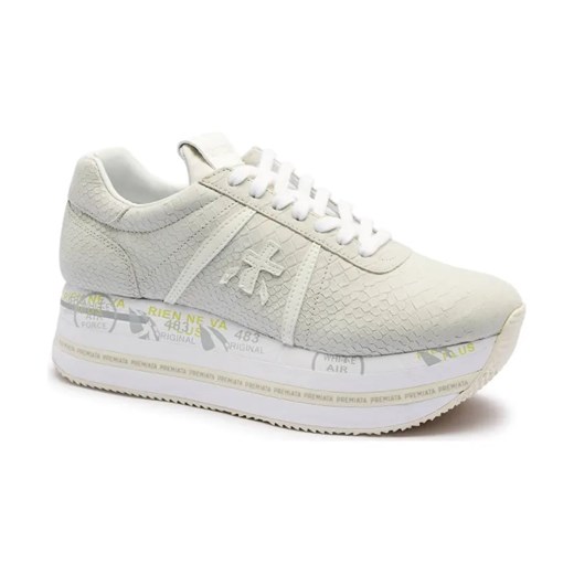Premiata Skórzane sneakersy BETH ze sklepu Gomez Fashion Store w kategorii Buty sportowe damskie - zdjęcie 184299380