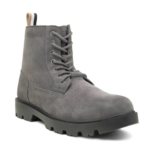 BOSS BLACK Skórzane trapery Adley ze sklepu Gomez Fashion Store w kategorii Buty zimowe męskie - zdjęcie 184299392