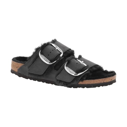 Birkenstock Skórzane obuwie domowe BB Shearling FL ze sklepu Gomez Fashion Store w kategorii Kapcie damskie - zdjęcie 184299453