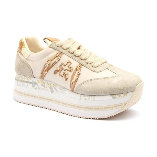 Premiata Skórzane sneakersy BETH ze sklepu Gomez Fashion Store w kategorii Buty sportowe damskie - zdjęcie 184299554