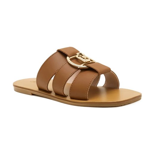 Liu Jo Skórzane klapki SABA 08 ze sklepu Gomez Fashion Store w kategorii Klapki damskie - zdjęcie 184299564