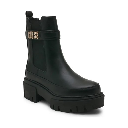 Guess Skórzane botki ze sklepu Gomez Fashion Store w kategorii Botki - zdjęcie 184299581