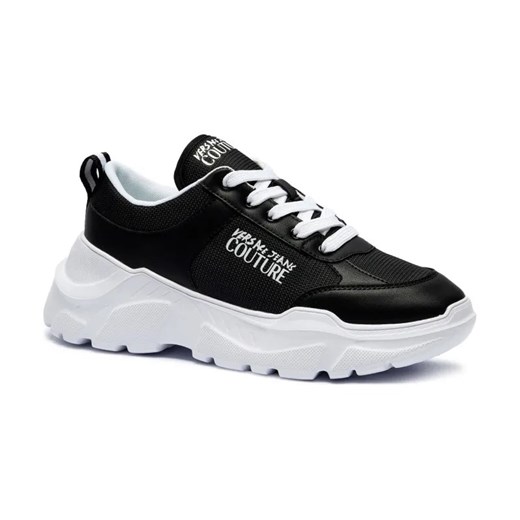 Versace Jeans Couture Sneakersy | z dodatkiem skóry ze sklepu Gomez Fashion Store w kategorii Buty sportowe męskie - zdjęcie 184299602