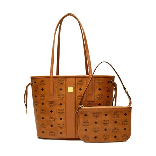 MCM Shopperka + saszetka LIZ | z dodatkiem skóry ze sklepu Gomez Fashion Store w kategorii Torby Shopper bag - zdjęcie 184299611
