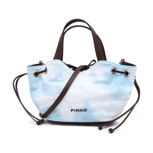 Pinko Shopperka PAGODA | z dodatkiem skóry ze sklepu Gomez Fashion Store w kategorii Torby Shopper bag - zdjęcie 184299650