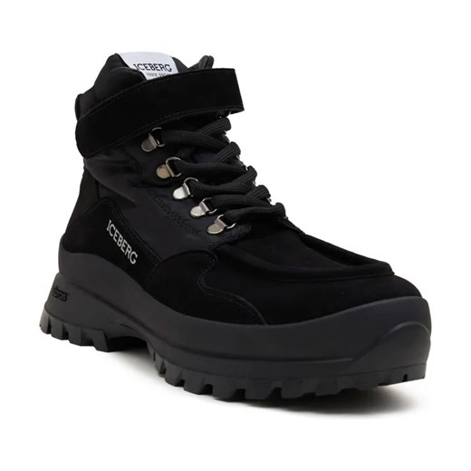 Iceberg Skórzane buty trekkingowe ze sklepu Gomez Fashion Store w kategorii Buty trekkingowe męskie - zdjęcie 184299653