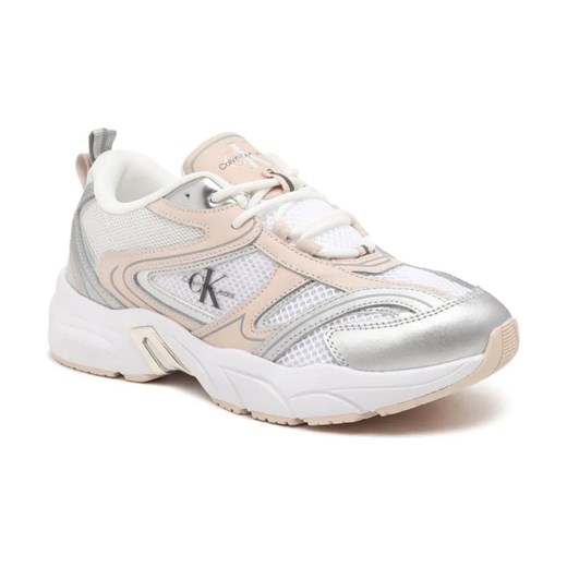 Calvin Klein Jeans Sneakersy RETRO TENNIS | z dodatkiem skóry ze sklepu Gomez Fashion Store w kategorii Buty sportowe damskie - zdjęcie 184299681