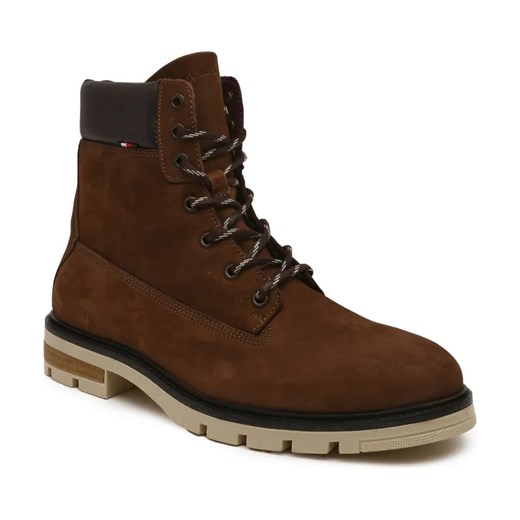 Tommy Hilfiger Skórzane trapery HILFIGER PADDED ze sklepu Gomez Fashion Store w kategorii Buty zimowe męskie - zdjęcie 184299771