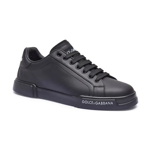 Dolce & Gabbana Skórzane sneakersy Portofino ze sklepu Gomez Fashion Store w kategorii Buty sportowe męskie - zdjęcie 184299782