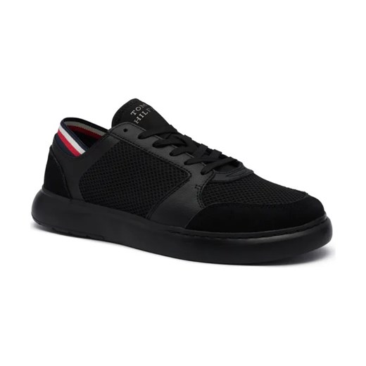Tommy Hilfiger Sneakersy LIGHTWEIGHT CUP SEASONAL MIX | z dodatkiem skóry Tommy Hilfiger 40 okazyjna cena Gomez Fashion Store