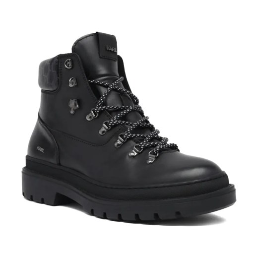 Karl Lagerfeld Skórzane buty trekkingowe OUTLAND ze sklepu Gomez Fashion Store w kategorii Buty trekkingowe męskie - zdjęcie 184299893