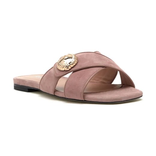 Pollini Skórzane klapki ze sklepu Gomez Fashion Store w kategorii Klapki damskie - zdjęcie 184299911