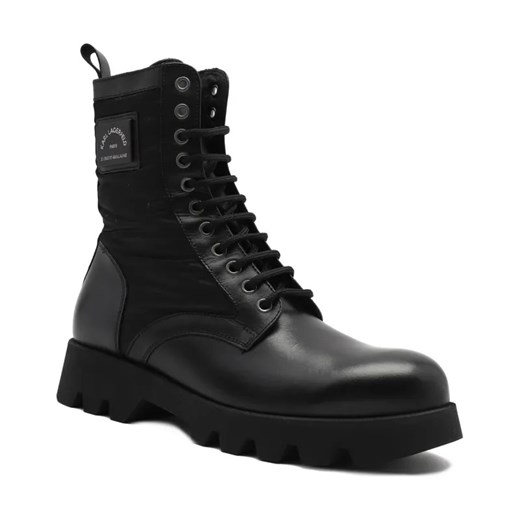 Karl Lagerfeld Skórzane buty ze sklepu Gomez Fashion Store w kategorii Buty zimowe męskie - zdjęcie 184299983