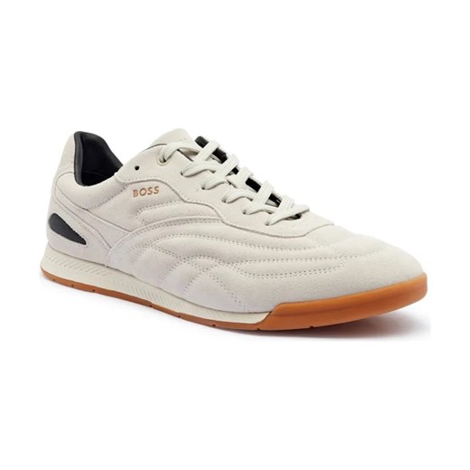 BOSS BLACK Skórzane sneakersy Titanium SL_sdmt ze sklepu Gomez Fashion Store w kategorii Buty sportowe męskie - zdjęcie 184300041