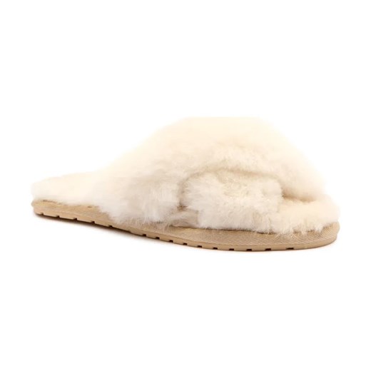 EMU Australia Wełniane obuwie domowe Mayberry | z dodatkiem skóry ze sklepu Gomez Fashion Store w kategorii Kapcie damskie - zdjęcie 184300073