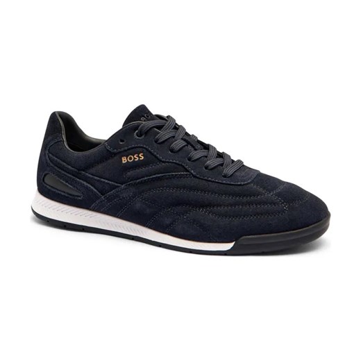 BOSS BLACK Skórzane sneakersy Titanium SL_sdmt ze sklepu Gomez Fashion Store w kategorii Buty sportowe męskie - zdjęcie 184300080