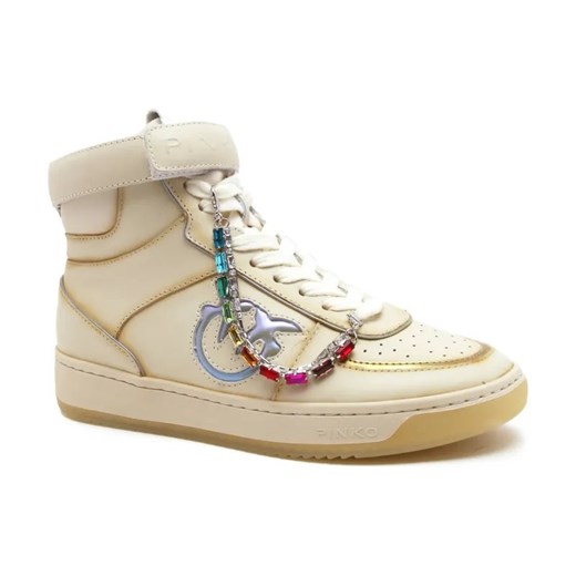 Pinko Sneakersy CHARENTES BASKET | z dodatkiem skóry ze sklepu Gomez Fashion Store w kategorii Buty sportowe damskie - zdjęcie 184300082